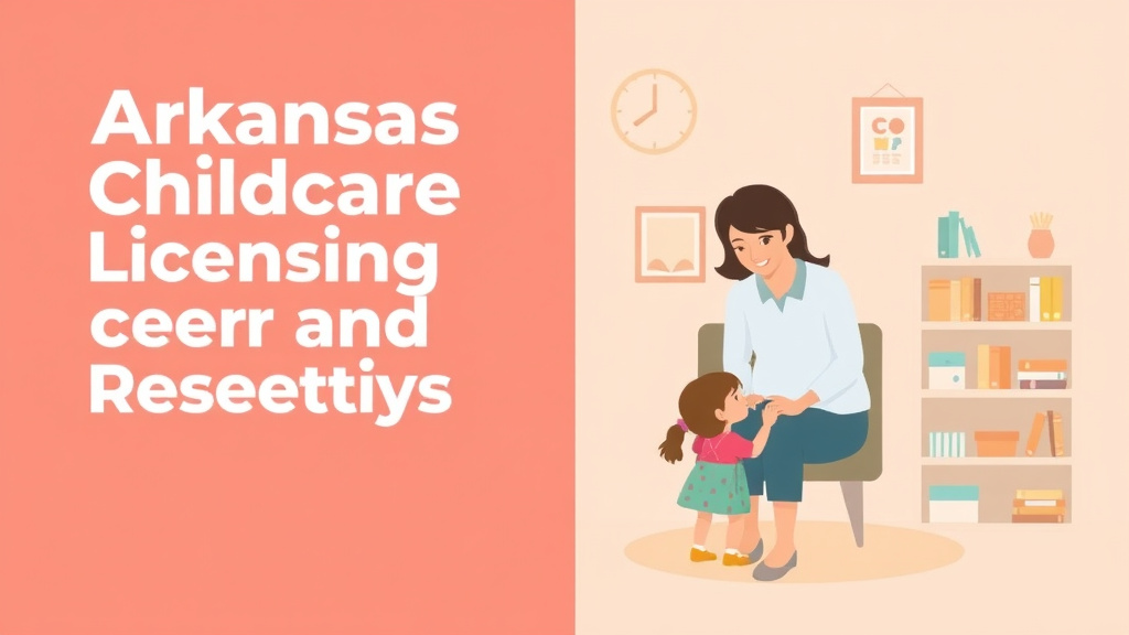Educational graphic covering the essentials of arkansas Childcare Licensing Agency: Contact Information and Resources