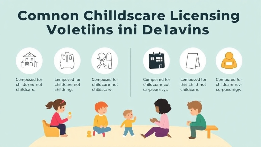 Step-by-step visual guide for implementing common Childcare Licensing Violations in Delaware