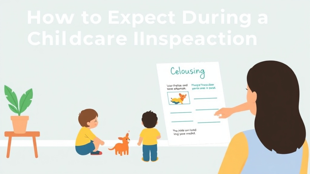 Step-by-step visual guide for implementing what to Expect During a Childcare Inspection in Florida