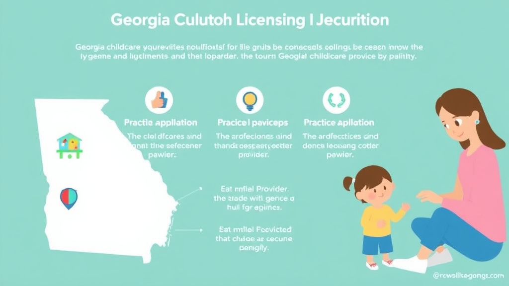 Hands-on guide visualization for georgia Childcare Licensing Requirements: Complete Guide