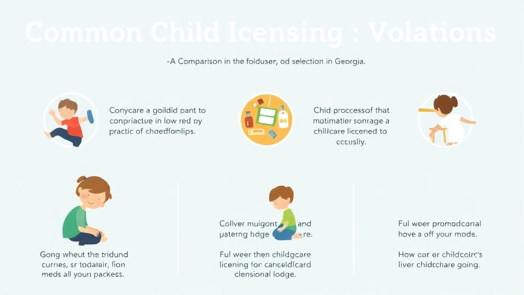 Implementation roadmap for common Childcare Licensing Violations in Georgia with actionable steps