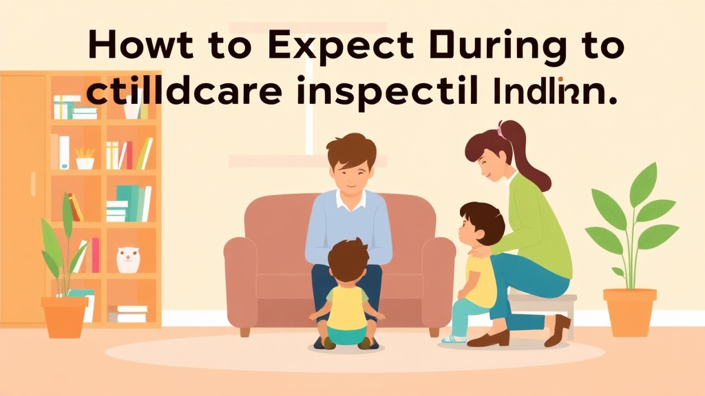 An informative visual explaining what to Expect During a Childcare Inspection in Indiana for beginners and professionals