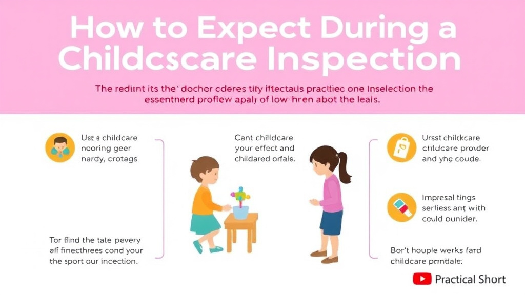 Hands-on guide visualization for what to Expect During a Childcare Inspection in Indiana