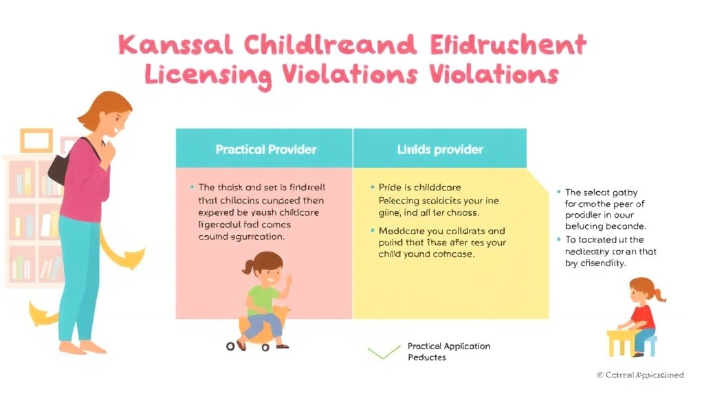Practical workflow diagram for common Childcare Licensing Violations in Kansas