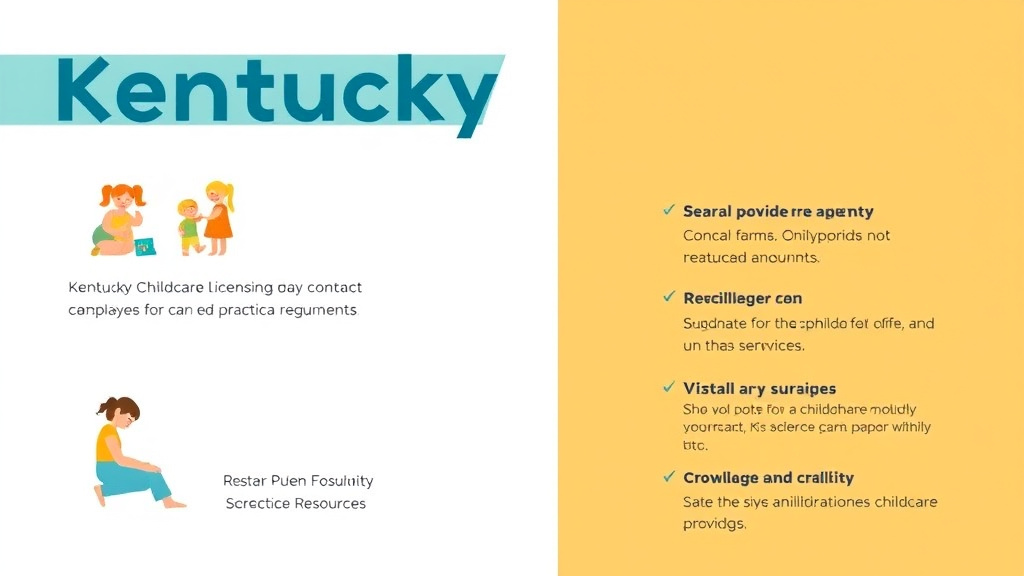 Action-oriented illustration showing how to apply kentucky Childcare Licensing Agency: Contact Information and Resources