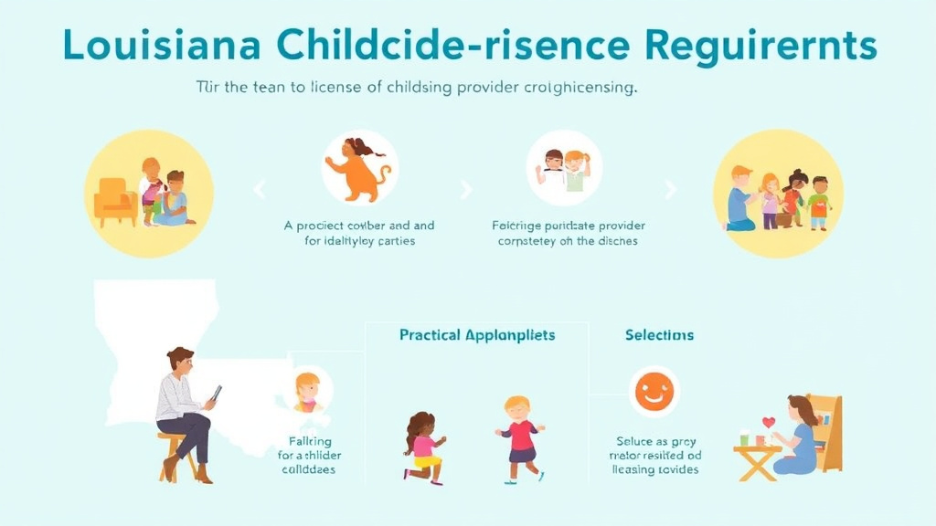 Hands-on guide visualization for louisiana Childcare Licensing Requirements: Complete Guide