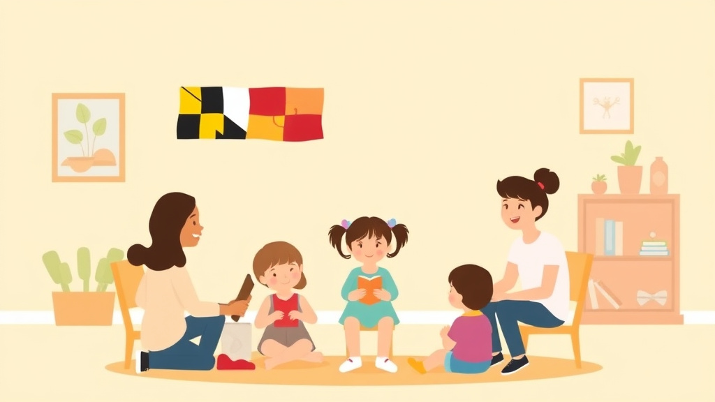 An informative visual explaining maryland Childcare Licensing Requirements: Complete Guide for beginners and professionals