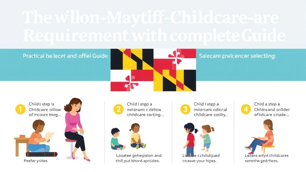 Practical checklist visual for maryland Childcare Licensing Requirements: Complete Guide