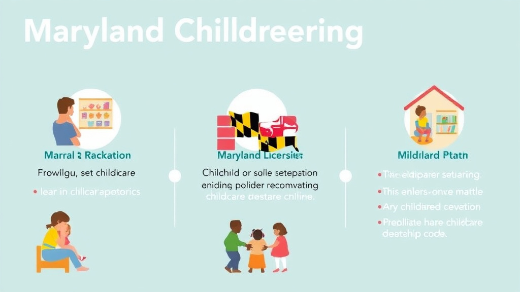 Process flow illustration for putting maryland Childcare Licensing Agency: Contact Information and Resources into action