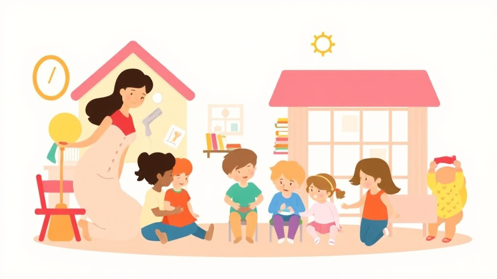 Illustration breaking down the fundamentals of massachusetts Childcare Licensing Requirements: Complete Guide