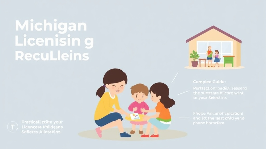 Hands-on guide visualization for michigan Childcare Licensing Requirements: Complete Guide