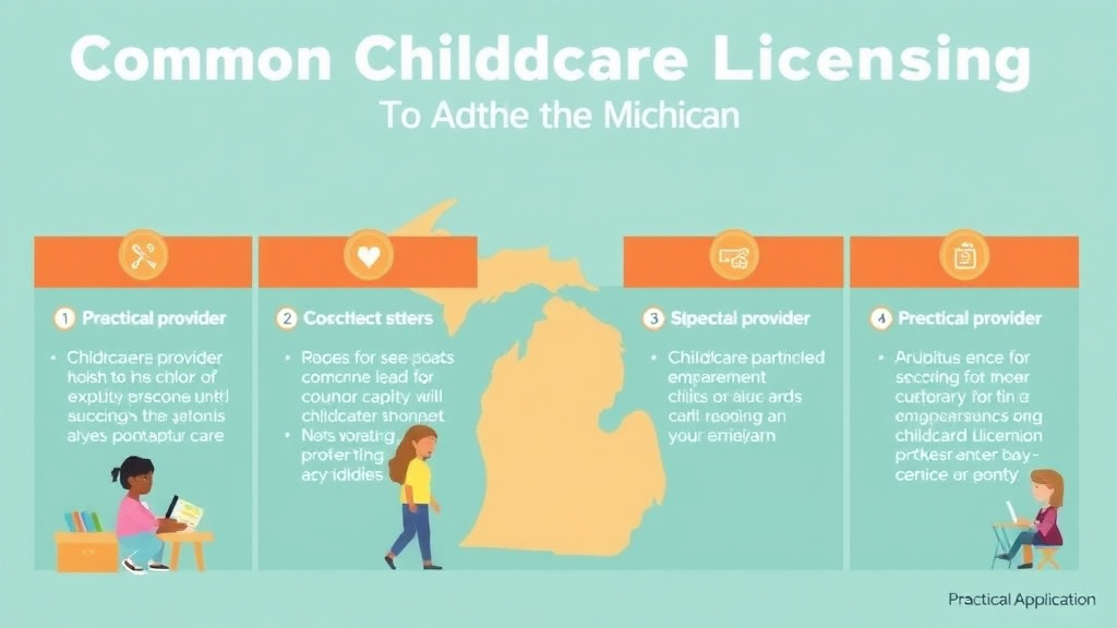 Real-world application diagram for common Childcare Licensing Violations in Michigan