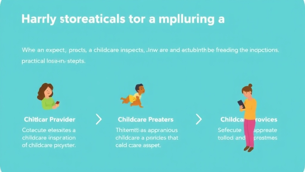 Practical checklist visual for what to Expect During a Childcare Inspection in Mississippi