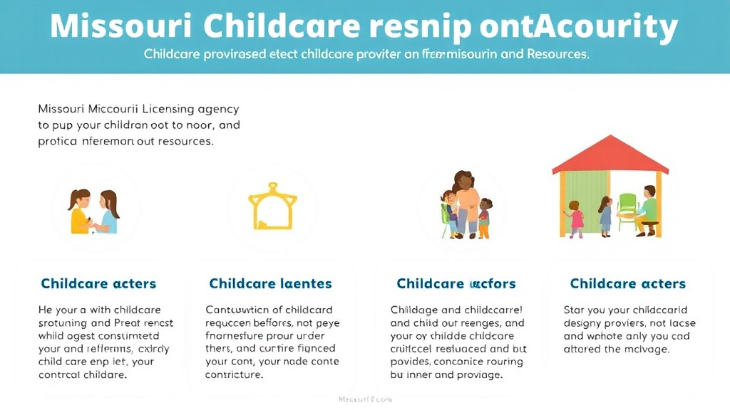 Action-oriented illustration showing how to apply missouri Childcare Licensing Agency: Contact Information and Resources
