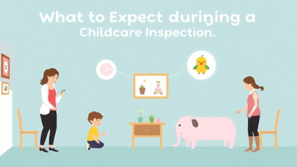 Process flow illustration for putting what to Expect During a Childcare Inspection in Montana into action