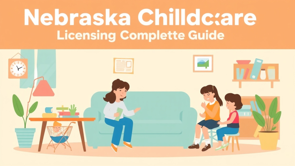 A professional illustration depicting nebraska Childcare Licensing Requirements: Complete Guide