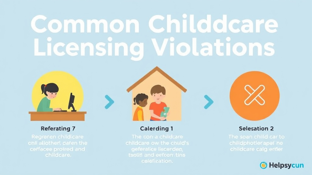 Practical workflow diagram for common Childcare Licensing Violations in Nebraska