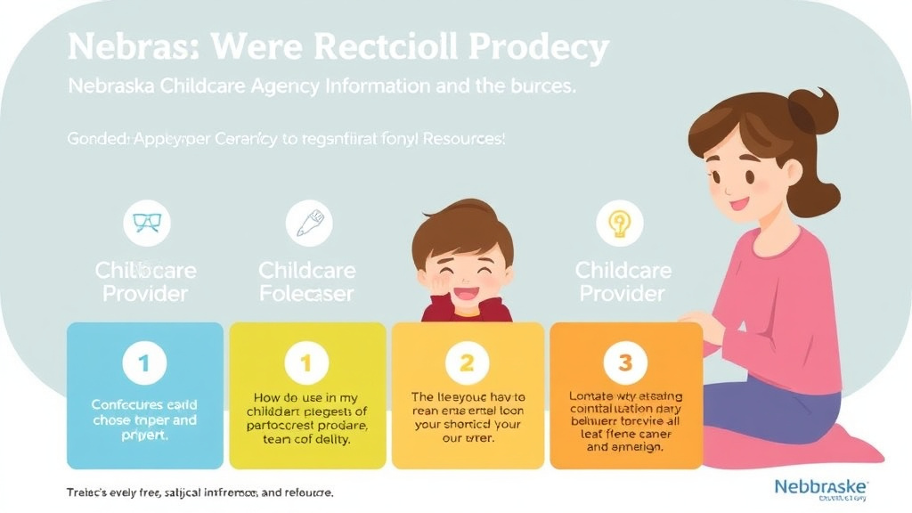 Action-oriented illustration showing how to apply nebraska Childcare Licensing Agency: Contact Information and Resources