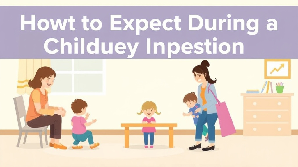 Practical checklist visual for what to Expect During a Childcare Inspection in New Hampshire