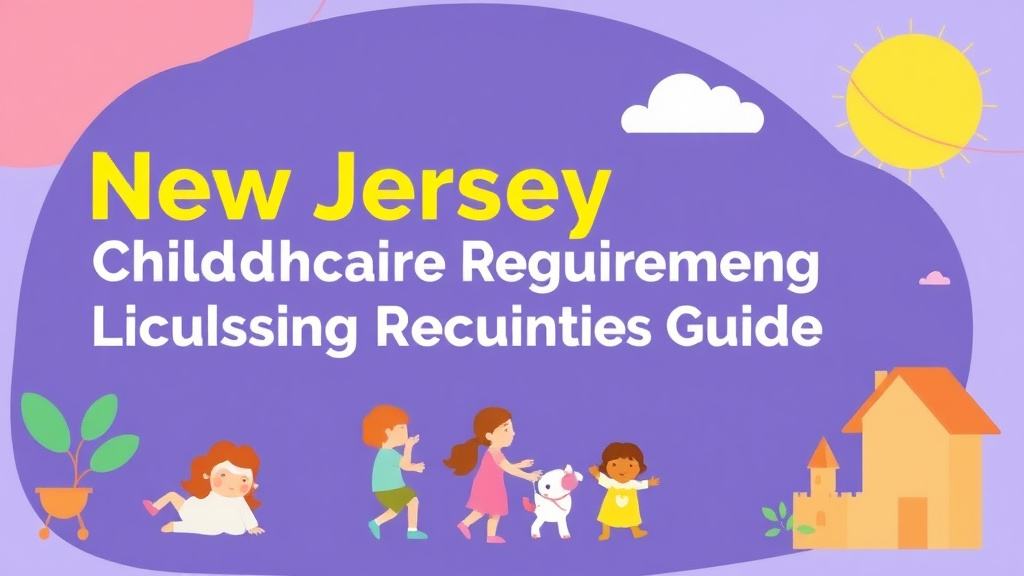 An informative visual explaining new Jersey Childcare Licensing Requirements: Complete Guide for beginners and professionals