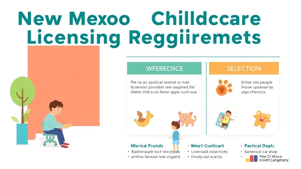 Practical checklist visual for new Mexico Childcare Licensing Requirements: Complete Guide