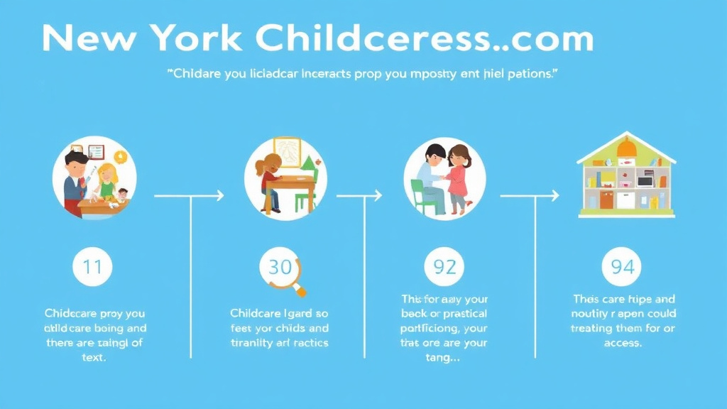 Action-oriented illustration showing how to apply new York Childcare Licensing Agency: Contact Information and Resources