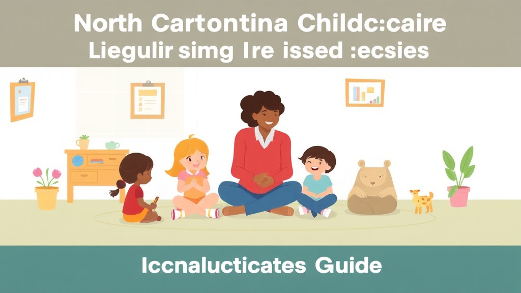 Visual overview of north Carolina Childcare Licensing Requirements: Complete Guide with key concepts highlighted
