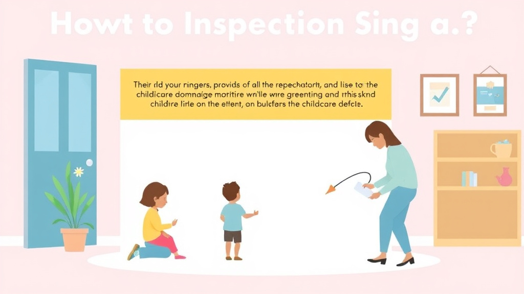 Real-world application diagram for what to Expect During a Childcare Inspection in North Dakota