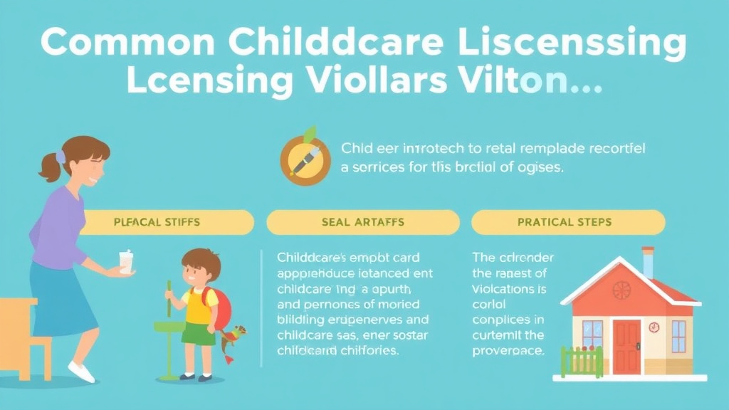Hands-on guide visualization for common Childcare Licensing Violations in Ohio