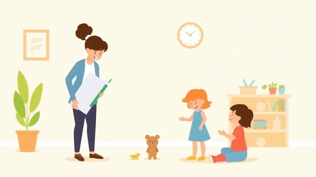 Educational graphic covering the essentials of what to Expect During a Childcare Inspection in Pennsylvania