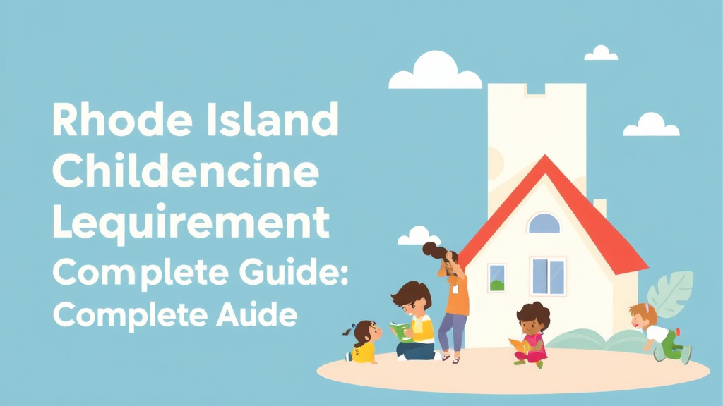 Clear illustration of rhode Island Childcare Licensing Requirements: Complete Guide with supporting details