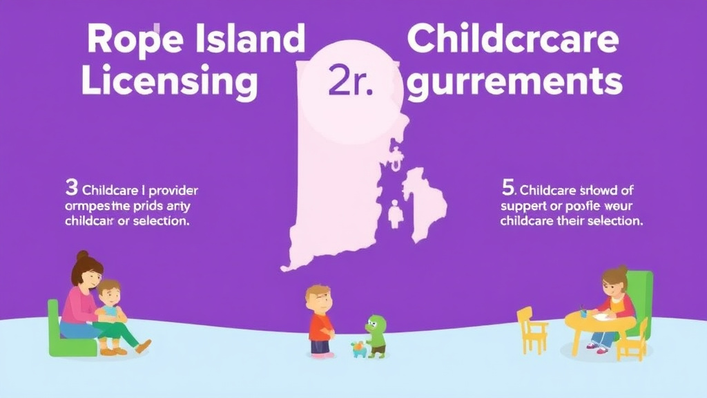 Action-oriented illustration showing how to apply rhode Island Childcare Licensing Requirements: Complete Guide