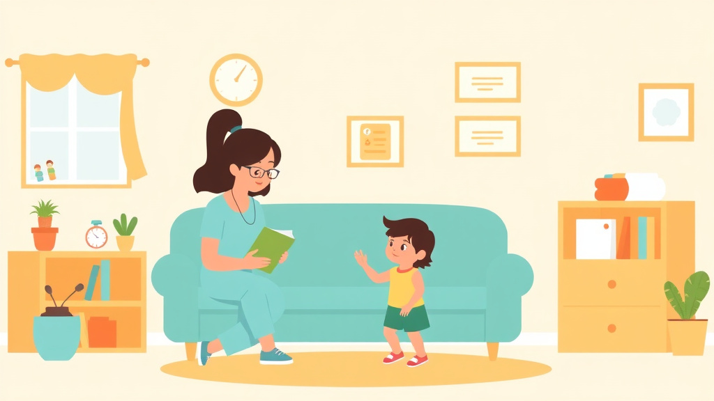A professional illustration depicting what to Expect During a Childcare Inspection in Utah