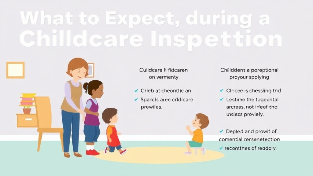 Step-by-step visual guide for implementing what to Expect During a Childcare Inspection in Vermont