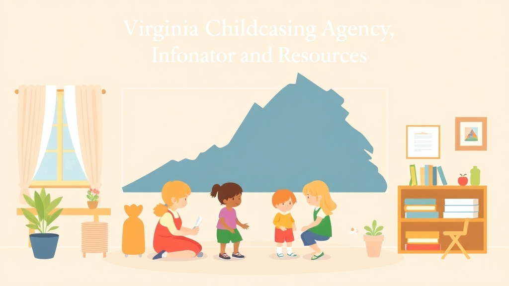 Illustration breaking down the fundamentals of virginia Childcare Licensing Agency: Contact Information and Resources