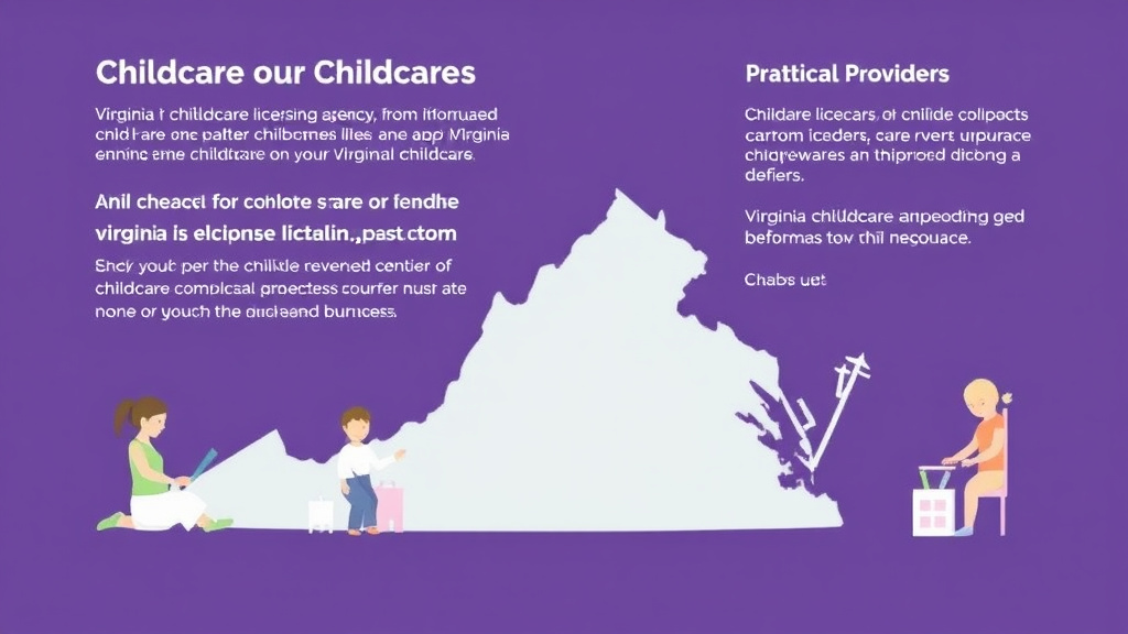 Real-world application diagram for virginia Childcare Licensing Agency: Contact Information and Resources