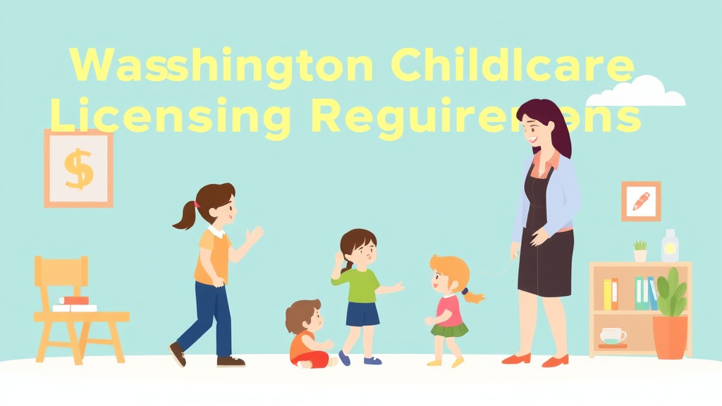 Clear illustration of washington Childcare Licensing Requirements: Complete Guide with supporting details