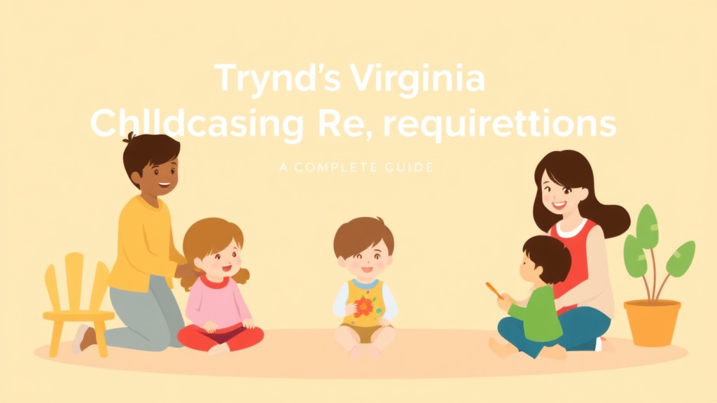 Clear illustration of west Virginia Childcare Licensing Requirements: Complete Guide with supporting details
