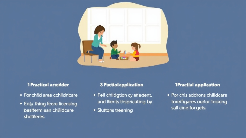 Action-oriented illustration showing how to apply common Childcare Licensing Violations in West Virginia
