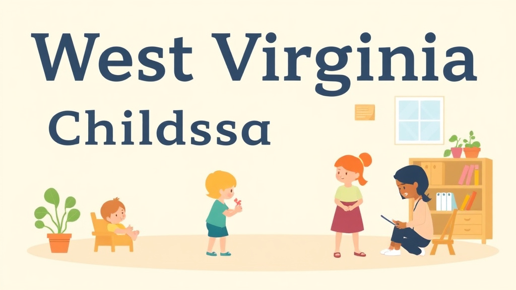 Educational graphic covering the essentials of west Virginia Childcare Licensing Agency: Contact Information and Resources