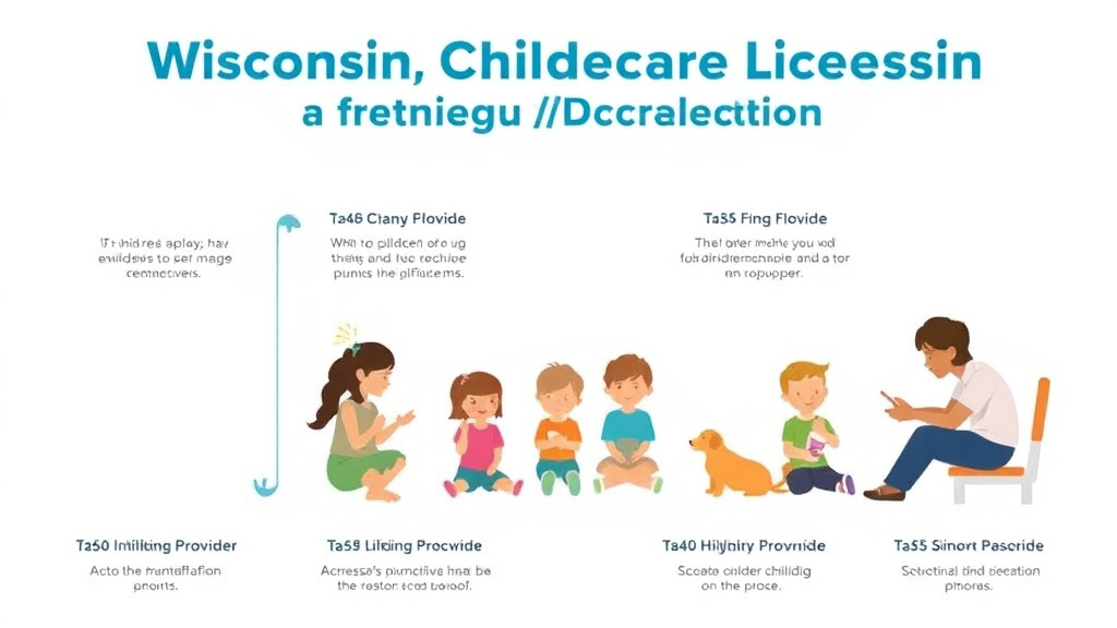 Action-oriented illustration showing how to apply wisconsin Childcare Licensing Requirements: Complete Guide