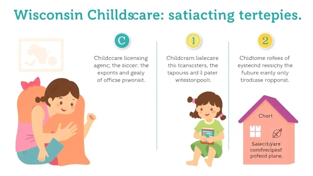 Action-oriented illustration showing how to apply wisconsin Childcare Licensing Agency: Contact Information and Resources